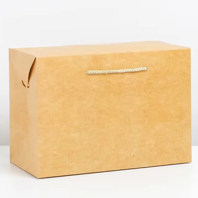 Пакет-коробка 'Крафтовый'